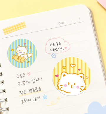 레드프린팅 앤 프레스ㅣ원형 스티커
