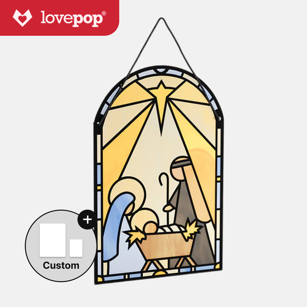 고요한 성탄 선캐처 팝업 카드