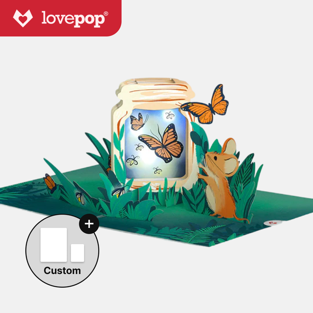 널 생각해 라이트업 팝업 카드