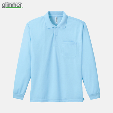 [Glimmer] 335-ALP 드라이 긴팔 폴로셔츠(포켓)