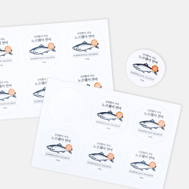 [옵셋] 도무송 스티커