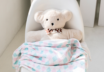 레드프린팅ㅣ무릎담요