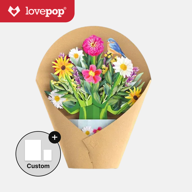 루드베키아 꽃다발 팝업 카드